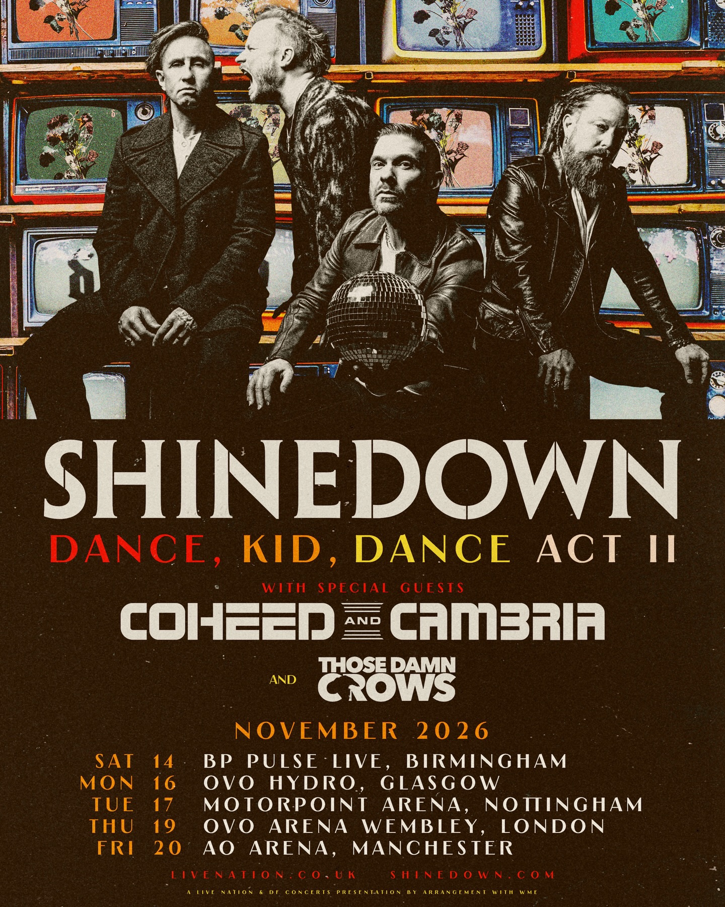 Coheed and Cambria Tour Poster 2026